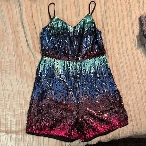 Sequins Romper